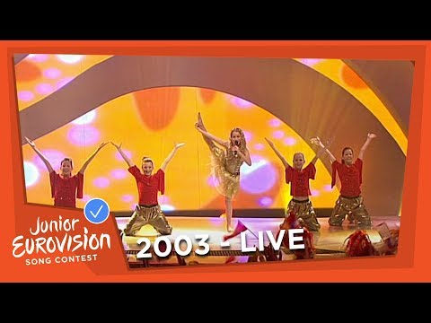 Anne Gadegaard Arabiens Drøm Danmark 2003 Junior Eurovision Song Contest