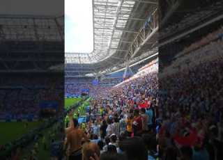 Hinchada Impresionante Argentina Vs Francia Rusia 2018