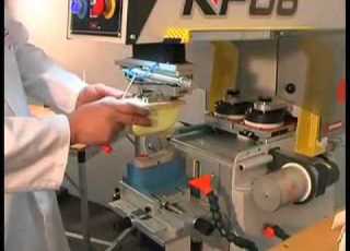 Pad Printing Process With Comec Italia KP06 2C RR