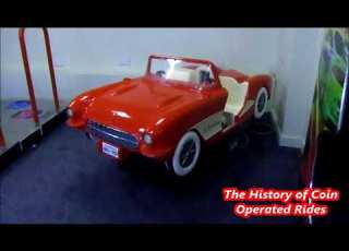  1990s Coin Operated Car Kiddie Ride American Roadster