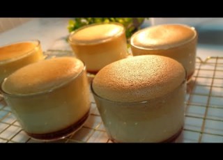  اكواب كاستيلا كيك اليابانية هاتنبهروا من النتيجة والطعم رهييييب Castella Pudding Caramel Cake