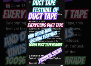 June 2025 Festival Guide Travel Duct Tape Festival Fun Fair Countyfair Unique Travel Viralvideo