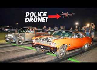 POLICE DRONE Breaks Up Street Race Minnesota Cash Days