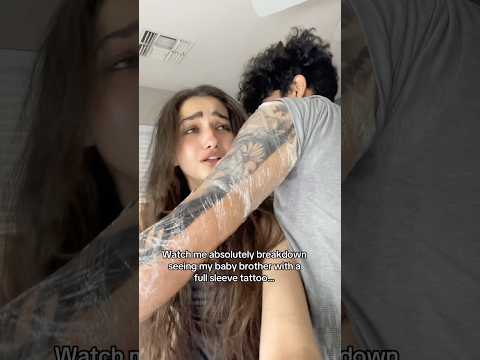 CRIED At My Brothers New TATTOO Sad Tattoo