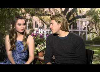  The Best Of Me Luke Bracey Liana Liberato Official Movie Interview ScreenSlam