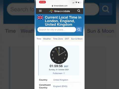Wow 10 Seconds Live Changing Of Time UK Clocks Go Back London October 2023 BST Ends Shorts