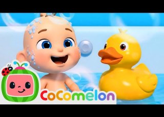  Rubber Duckie Bath Time Song CoComelon Nursery Rhymes Kids Songs Bouncy Beats Kids