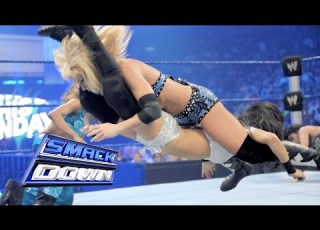  WWE SmackDown June 26 2009 Melina And Gail Kim Vs Michelle McCool And Alicia Fox