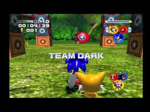 Sonic Heroes Team Sonic Vs Team Dark