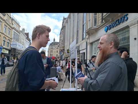I Am Curious To Know But I Have Only Two Minutes Yusuf And Visitor Oxford Dawah Speakers Corner