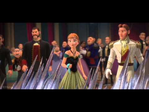 Frozen Elsa Flees From Arendelle Clip HD