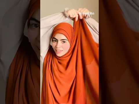لفة سهلة جدا للطرحة والخمار وبتطلع شكلها تحفه Explore Hijab Foryou اكسبلور Hijabtutorial