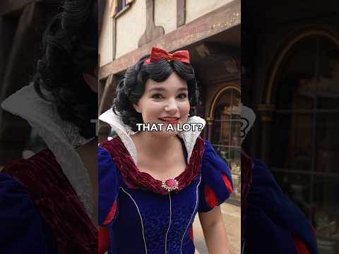 Snow White DISCOVERS She Has Millions Of Fans At Disneyland Disneyland Snowwhite Disneyprincess