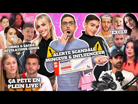 AJA206 Emma Révélations Sacha Simon Cassandra Pètent Un Câble En Live Ahmed Taille Fraisou