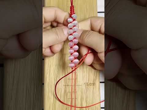 DIY Double Row Pearl Bracelet Tutorial Handmade String Bracelet With Pearls