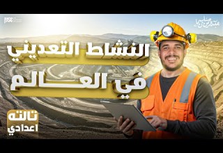 شرح درس النشاط التعديني في العالم للصف الثالث الإعدادي دراسات تالتة إعدادي