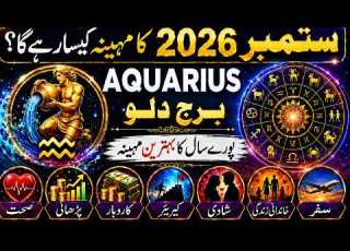  Aquarius Monthly Horoscope September 2026 In Urdu Burj Dalo September Ka Mahina Kaisa Rahega