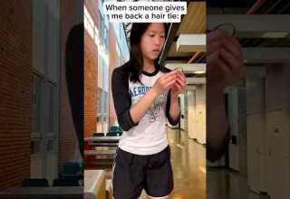 When Someone Gives Me Back A Hair Tie