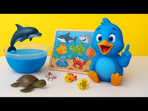 أسماء الحيوانات البحرية للأطفال Sea Animals In Arabic مغامره رائعة في عالم البحار