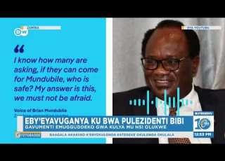  Eby Eyavuganya Ku Bwapulezidenti E Zambia Bibi Gavumenti Emugguddeko Gwa Kulya Mu Nsi Olukwe