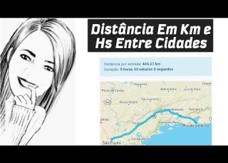  HOW TO SEE THE DISTANCE BETWEEN CITIES IN KILOMETERS AND HOURS Short