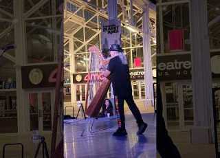 Harpist Victor Espinola Disney Springs 4K Music 4k Shorts