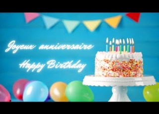Happy Birthday Song In French