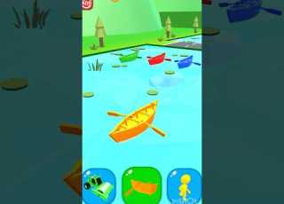 Shapeshifting Boat Cartoon Game Racing Video