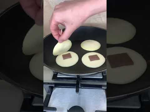 Панкейки с шоколадом