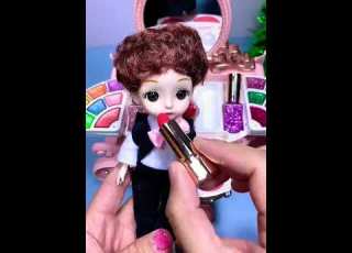  Barbie Doll With Barbie Makeup Kit Playmaster Toys Video