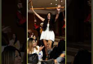 الراقصة دينا رقص مع فنون شعبية