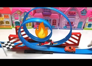  لعبة Track Racing سباق السيارات طريقة تركيبها وتشغيلها العاب ولاد
