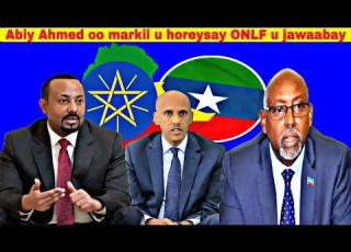 Abiy Ahmed Oo Markii U Horeysay Ka Hadlay Ururka ONLF Aya Hadal Hanjabaad U Muuqday U Diray