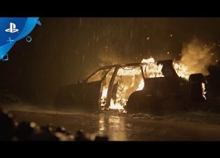  The Last Of Us Part II Burning Car Winter Fireplace PS4