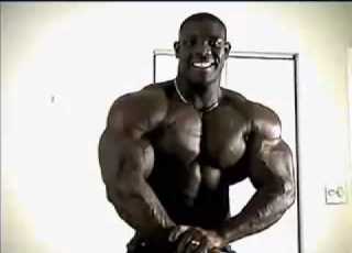 Antonio Titus Giant Black Muscle Black Bodybuilder