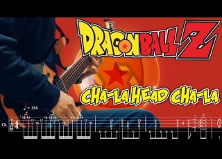 CHA LA HEAD CHA LA Metal Guitar Cover Dragon Ball Z OP Tab