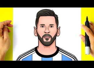  How To DRAW LIONEL MESSI