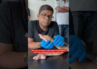  This Is The First Time In The History Of Chiropractic That Such A Treatment Has Been Performed