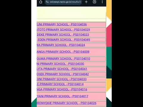 MATOKEO YA DARASA LA SABA 2025 BONYEZA HAPA