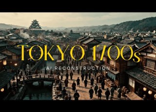 Tokyo 1700s When It Was Called Edo AI Historical Reconstruction
