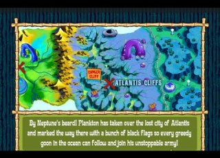 Spongebob Atlantis SquarePantis SquareOff World 5 Atlantis Cliffs
