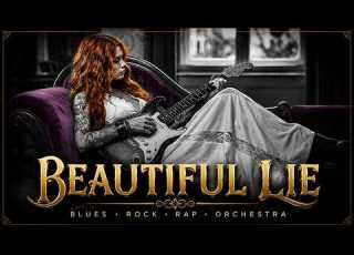  BEAUTIFUL LIE Blues Rock Rap Orchestral Lyric Video Official Marie Claire Moritz