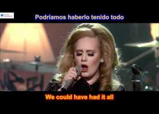  Rolling In The Deep Adele SUBTITULADO EN INGLES ESPAÑOL LYRICS SUB HD