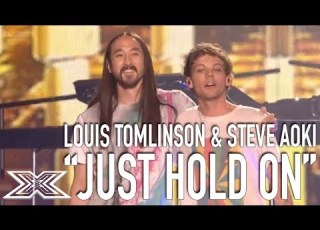  Louis Tomlinson Steve Aoki Perform Just Hold On The X Factor Global