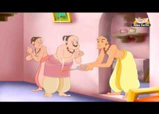 Tenali Raman And The Greedy Bhramans In Marathi Tenali Raman Tales