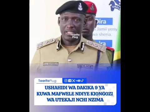 OKTOBA 18 2025 MAFWELE AKIJARIBU KUTISHIA ASKARI POLISI 500 WA DAR WASIANDAMANE AU KUMGEUKA SAMIA