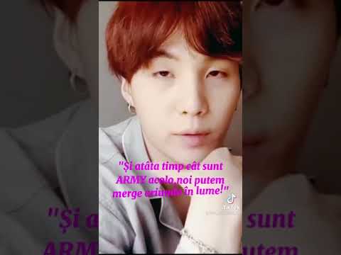 Suga From Bts 방탄 소년단 Talk About Romania