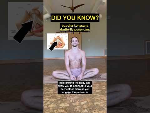 Butterfly Pose Baddha Konasana Benefits Butterflypose Perineum Pelvicfloor Shorts Yoga