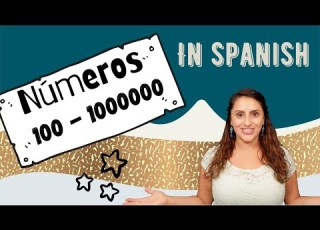 Learn To Count In Spanish From One Hundred To One Million Learn Spanish Fast With Teacher Catalina