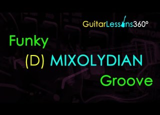  D Mixolydian Funky Groove Backing Track